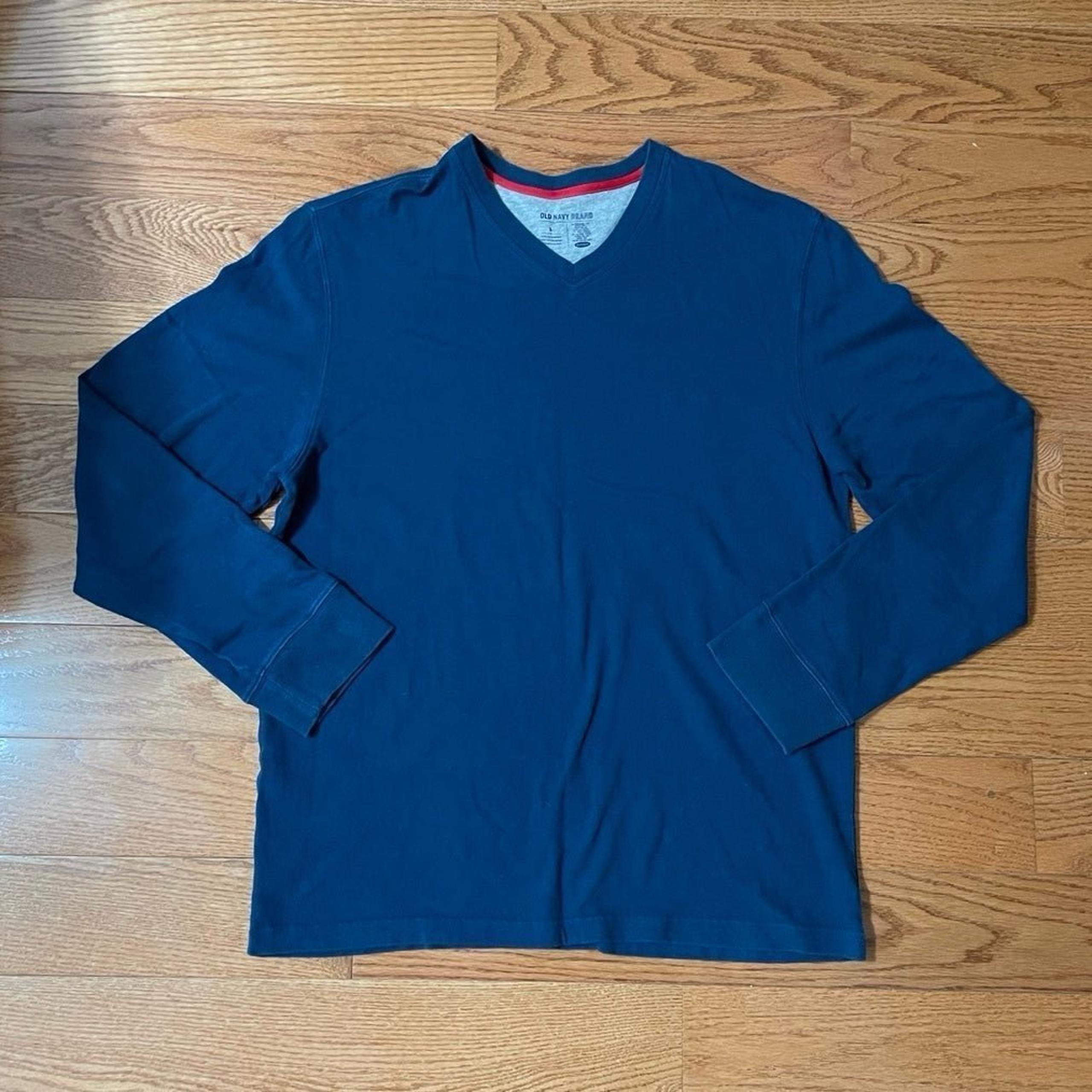 Old Navy Blue V-Neck Sweater - Size Large