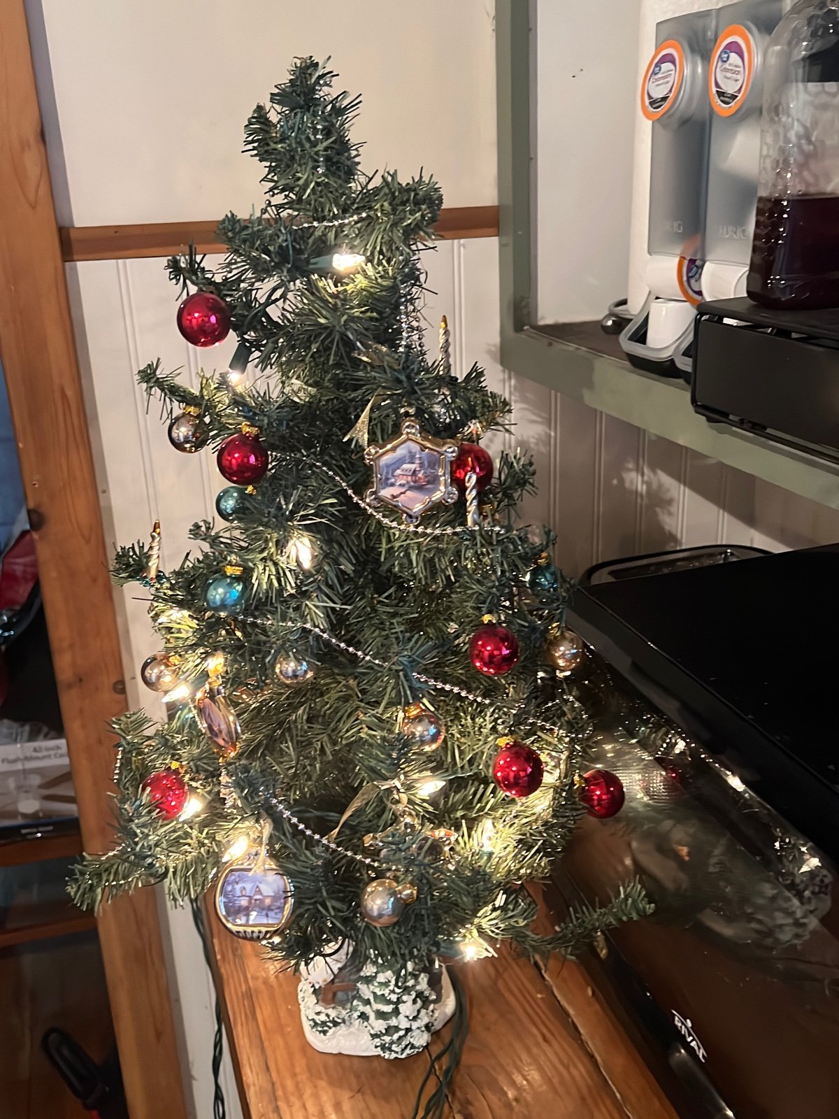 Miniature Thomas Kinkaid Christmas Tree