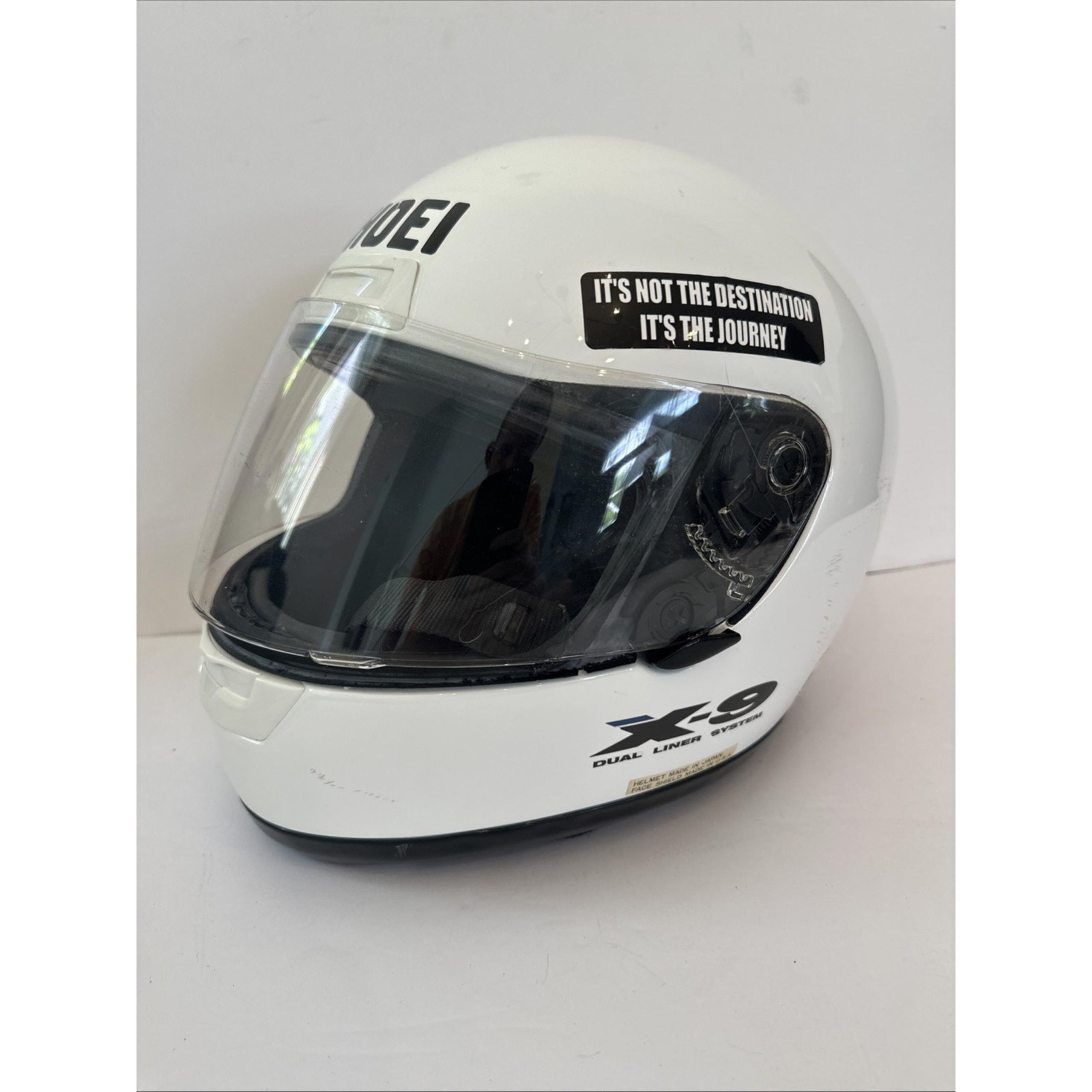 SHOEI X-9 White Motorcycle Helmet M (57-58cm) W-1