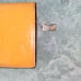 YSL Yves Saint Laurent Yellow Leather Slim Wallet