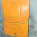 YSL Yves Saint Laurent Yellow Leather Slim Wallet