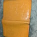 YSL Yves Saint Laurent Yellow Leather Slim Wallet
