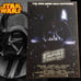 Star Wars The Empire Strikes Back 19x13” Wood Frame Movie Poster Lithograph EUC