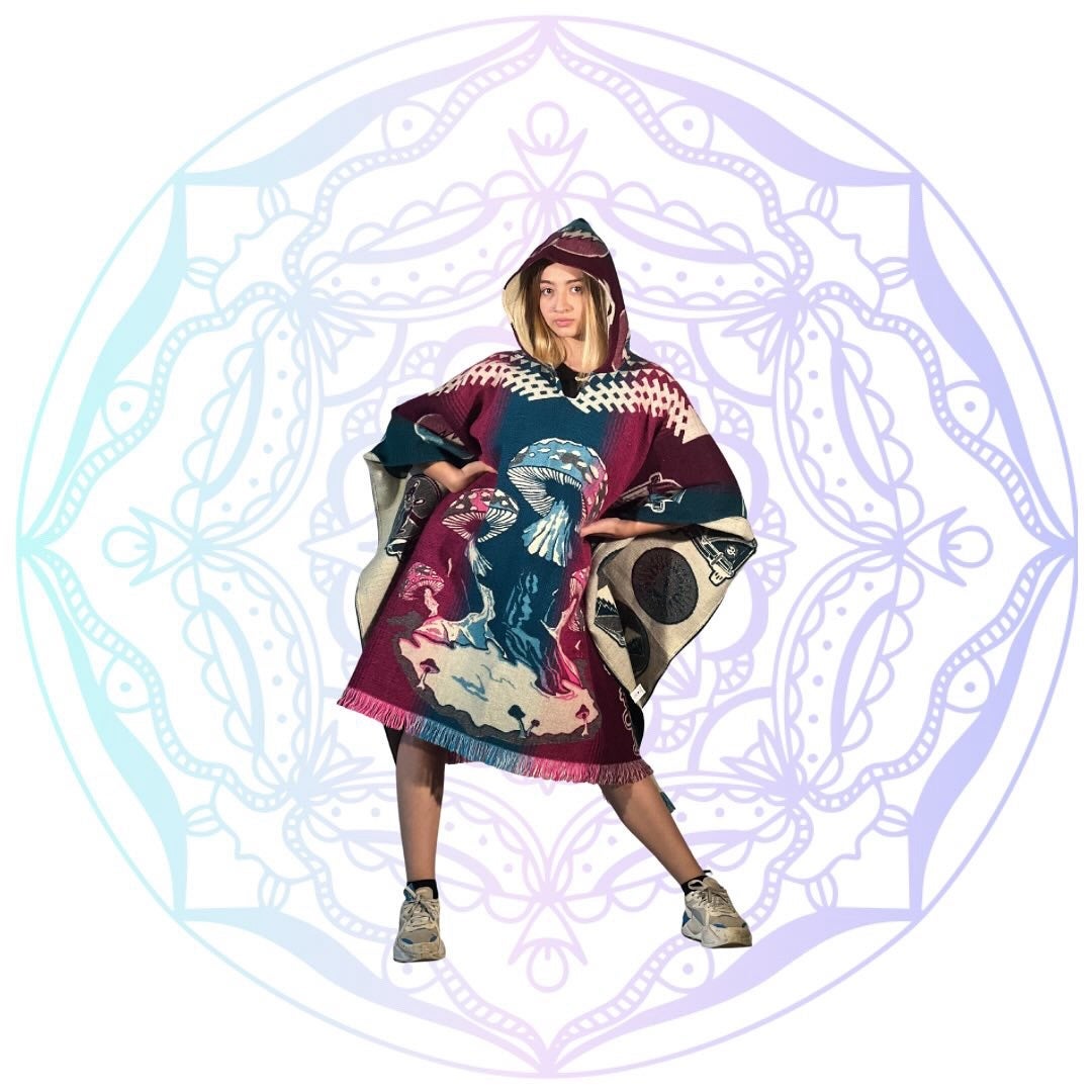 poncho sweater