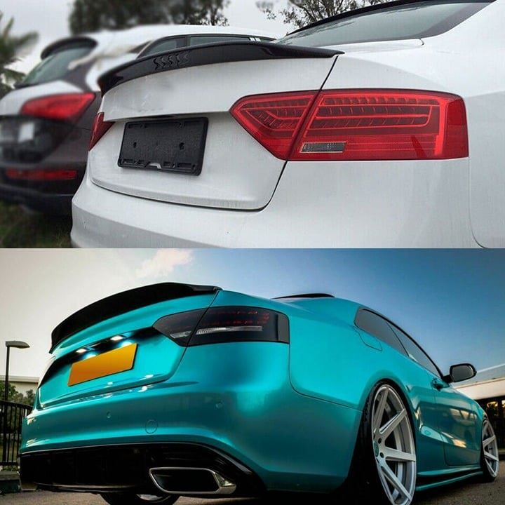 2007-2013 AUDI A5(8T) Coupe Rear Spoiler PG B8 Style Gloss Black Brand New