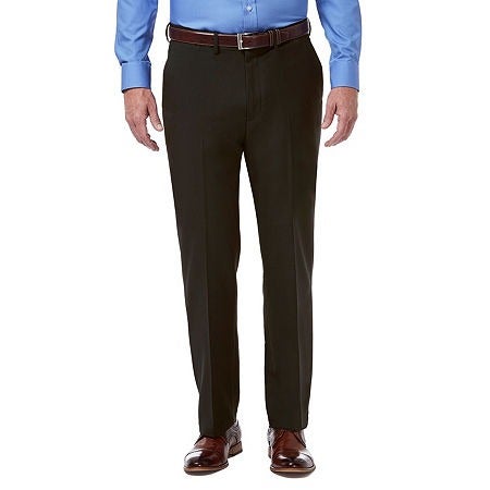 Men’s Haggar Premium Comfort Classic-Fit Stretch Flat-Front Dress Pants, 42 X 32