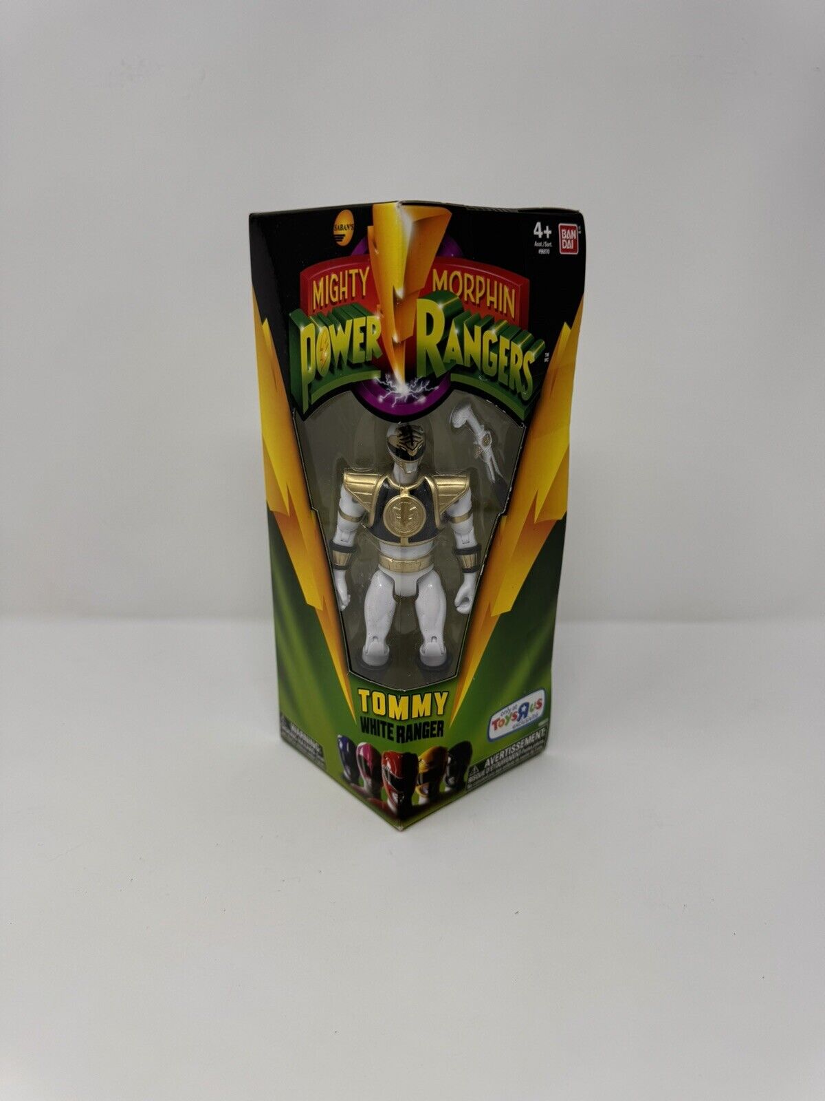 Mighty Morphin Power Rangers Legacy Tommy White Ranger 5” Figure Bandai Sealed
