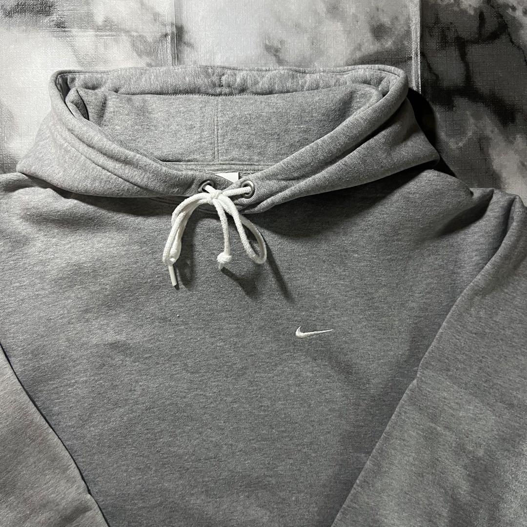 【Vintage】 NIKE Thick Gray Hoodie Size M