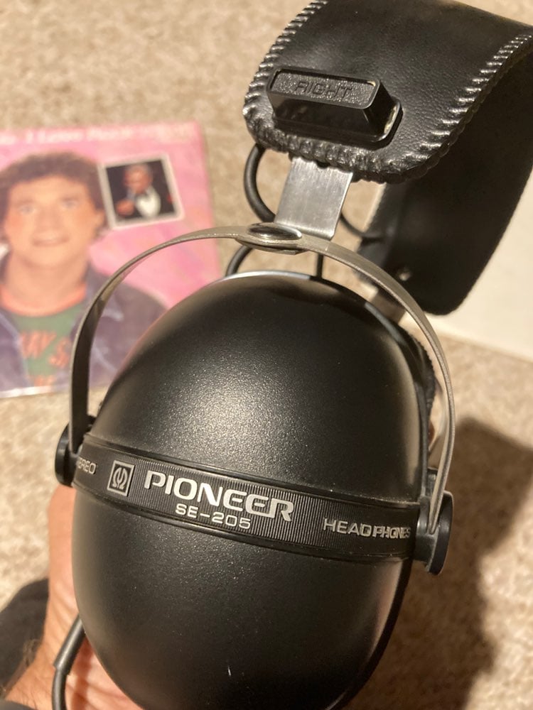 Vintage Pioneer Headphones