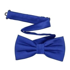 NEW 6 Blue Men's Pre-Tied Satin Formal Tuxedo Adjustable Satin Bow Tie