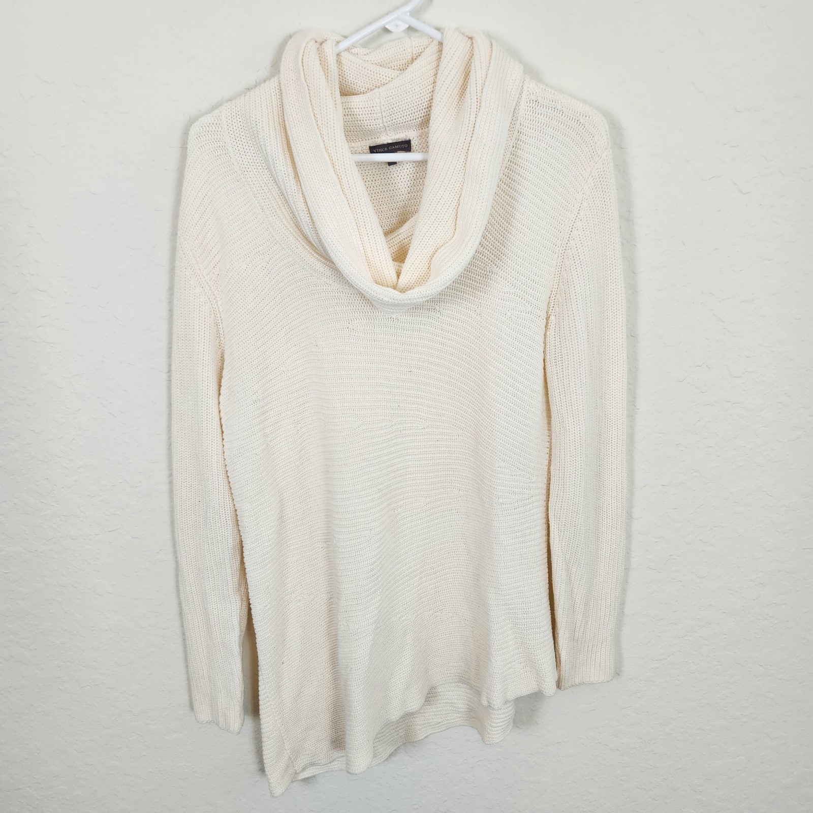 Vince Camuto Cowl Neck Sweater Cream Medium