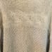M made in Italy Ladies Oversized Beige Cable Knit Sweater. Small.