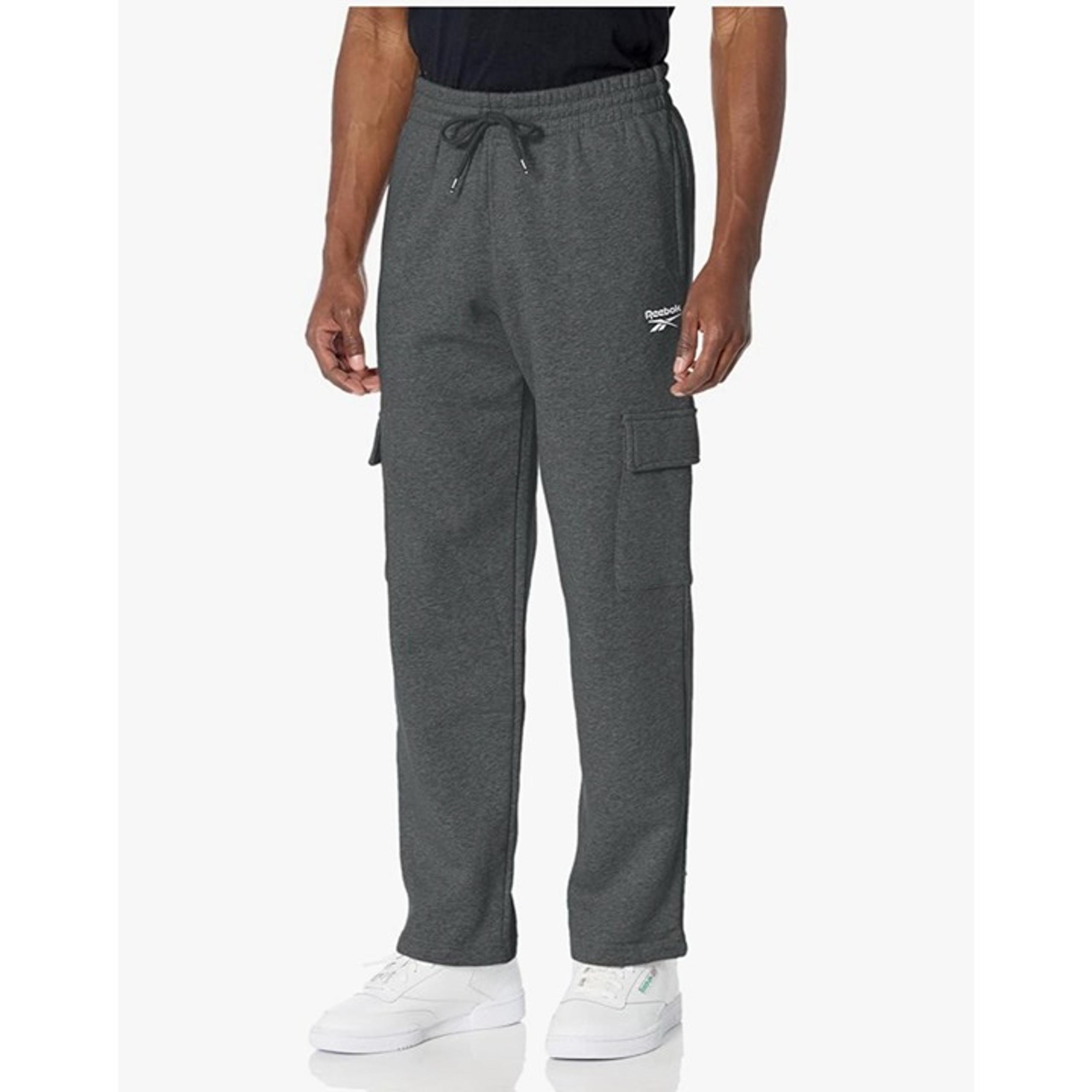 Reebok Men's Identity Size Medium Logo Cargo Pant Gray
