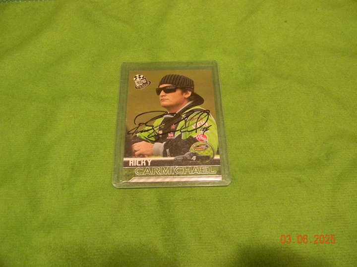 Ricky Carmichael Auto Signed 2010 Press Pass