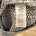 Athleta Women's XS Borealis Cowl Neck Sweater Chunky Wool Knit Side Zips Gray