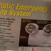 USI Automatic Emergency Self Charging LED Lighting System & Charger HE-430N
