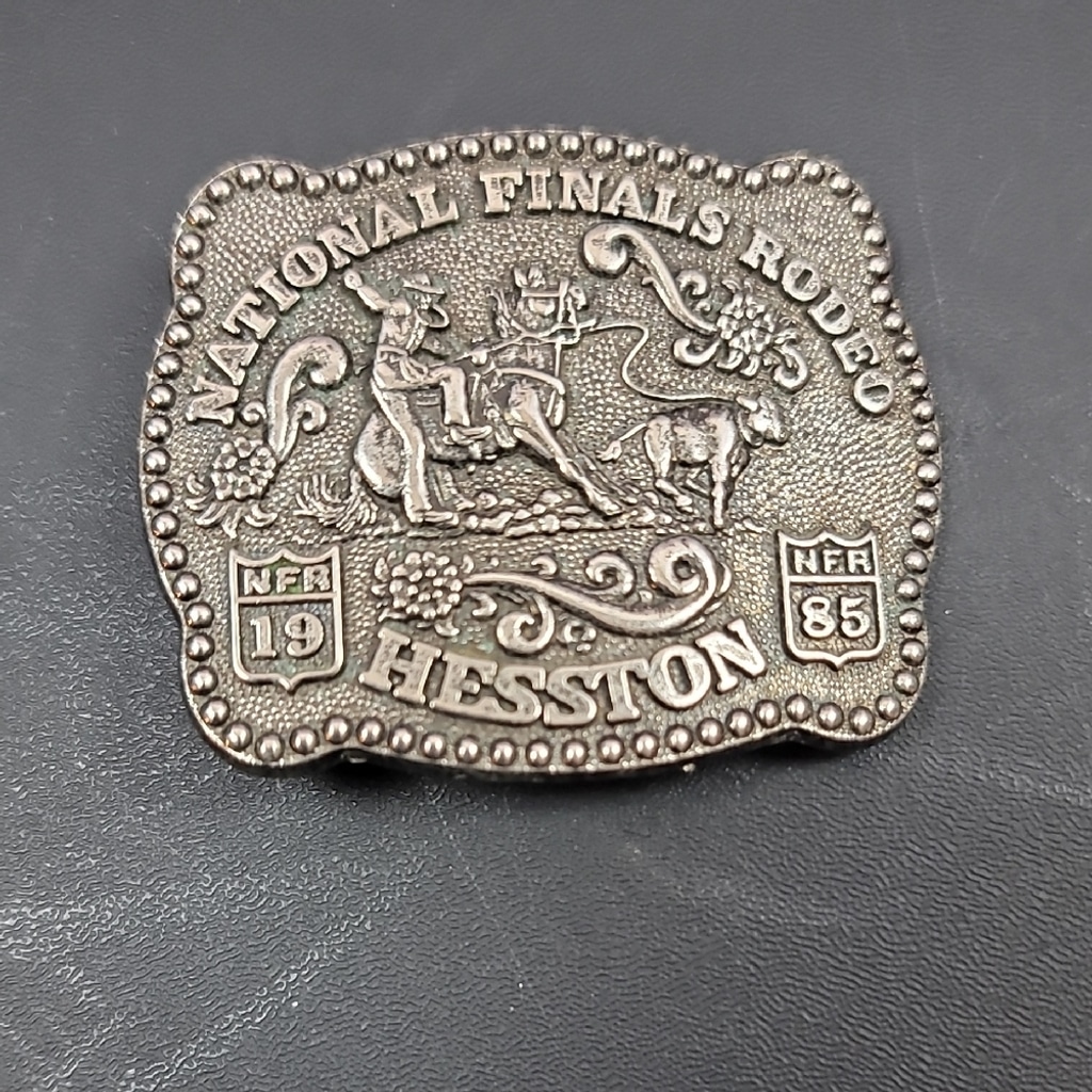 Hesston Rodeo 1985 Belt Buckle