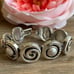 Authentic Brighton Silver Link Circular Bracelet with Pearls & Crystals.