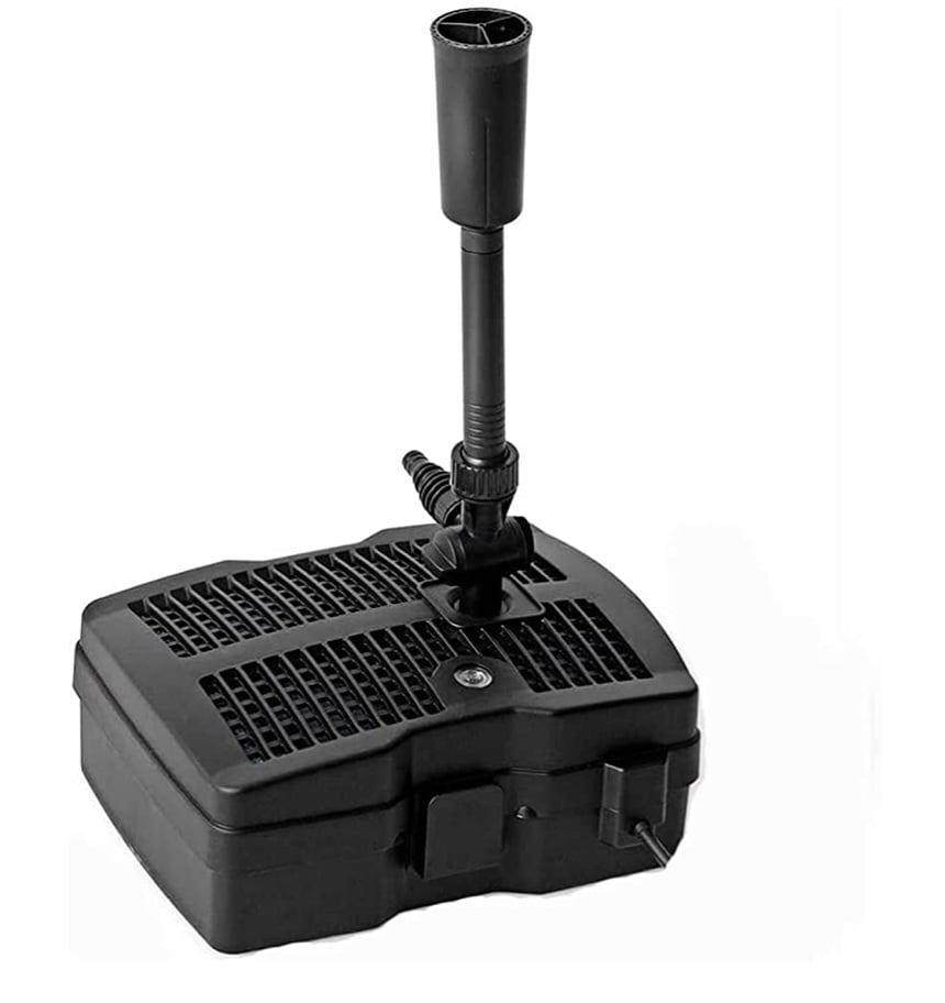 TRUPOW 110v 660GPH Submersible Garden Pond Filter Water Pump with Fountain Kits