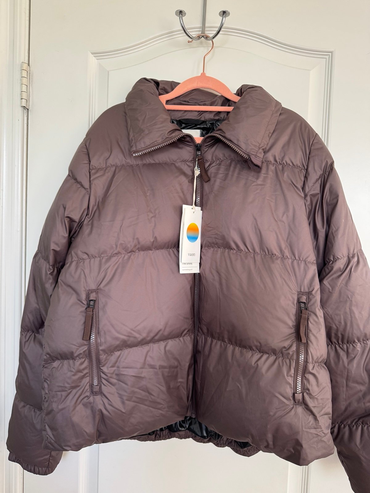 NWT Vuori Hillside Down Jacket in Mahogany XL
