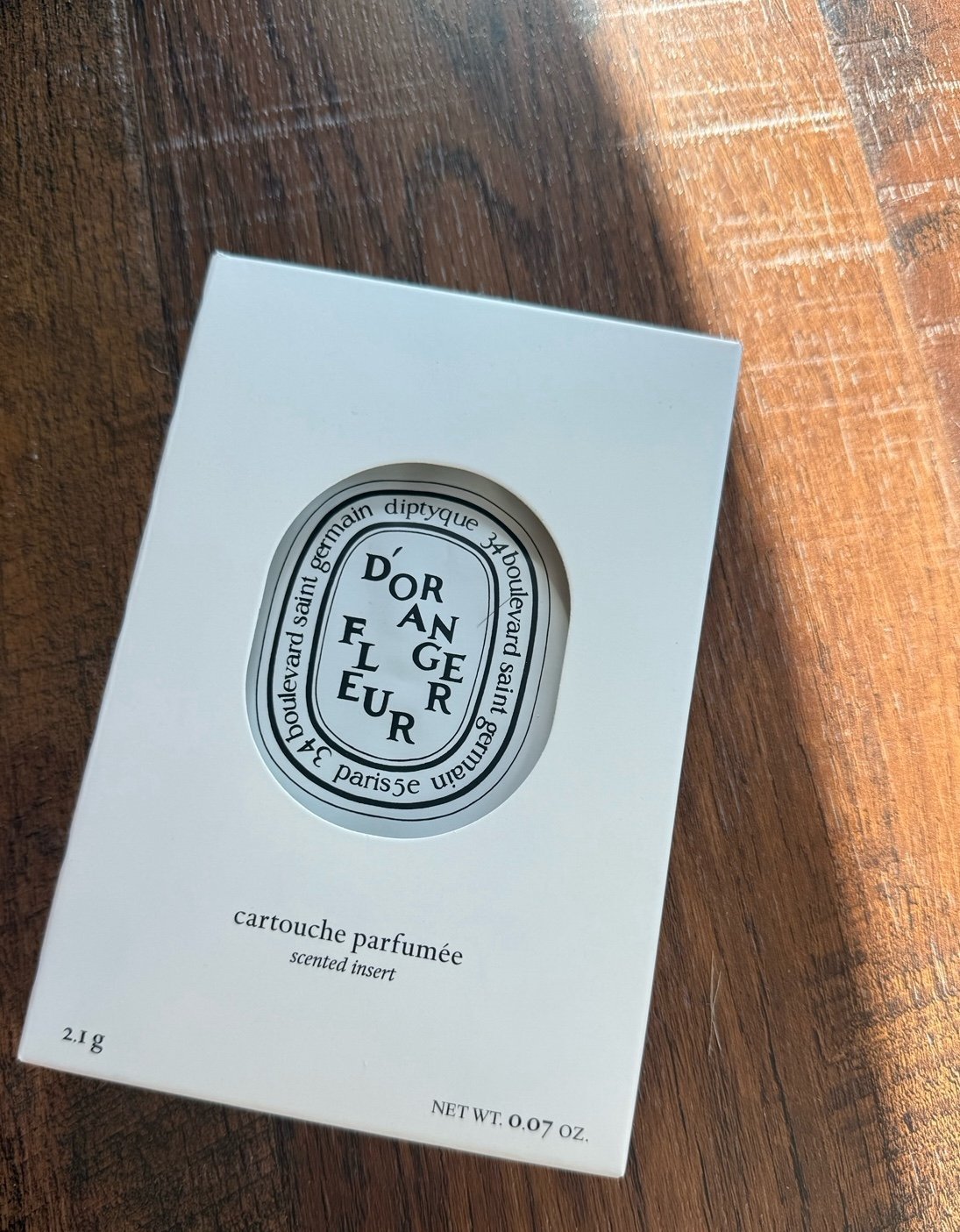 Diptyque Scented Insert for Car Diffuser Home Diffuser 0.07oz #Fleur d'Oranger