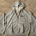 VS PINK CAMPUS FULL ZIP SWEATSHIRT IN GREY SMALL NWT