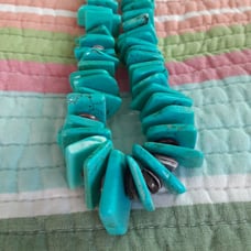 Chunky Genuine Turquoise Necklace