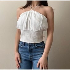 Anthropology crop top