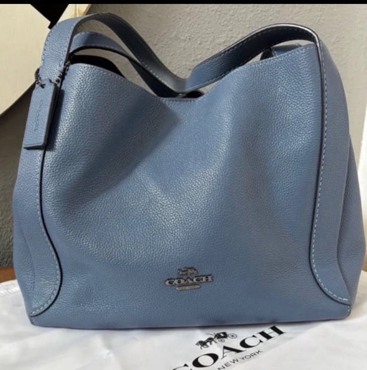 Coach Large Leather Hadley Hobo Bag