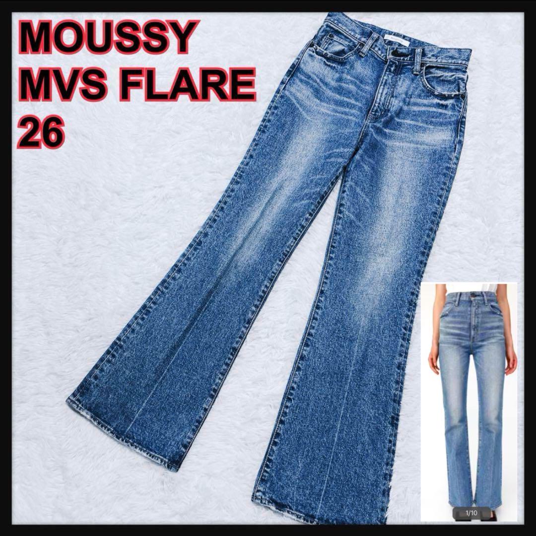 Excellent condition Moussy MVS Flare 26 denim, popular flare jeans.