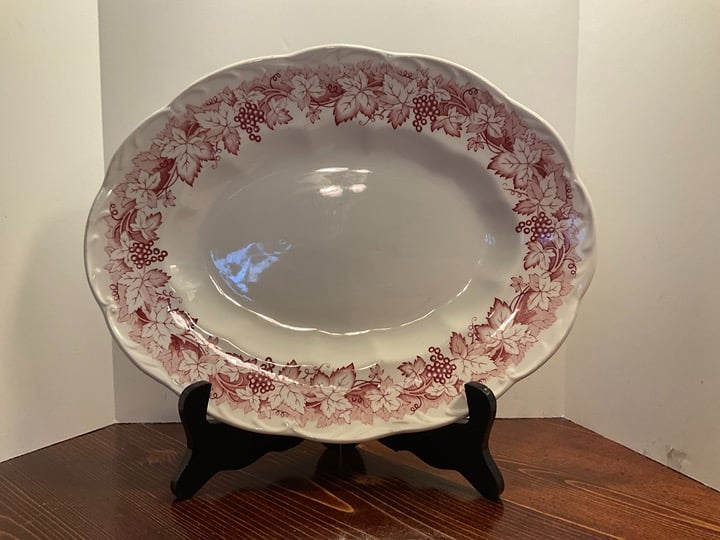 Vintage English Staffordshire Sterling Platter