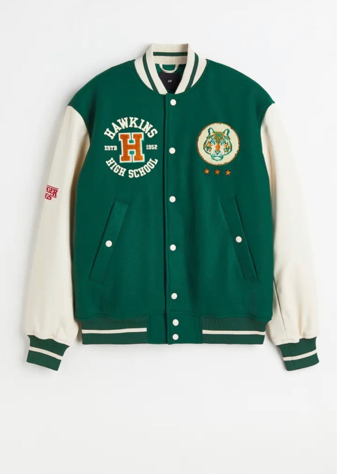 Stranger Things Mens Bomber Varsity Jacket