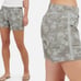 Spanx Women's Stretch Twill 5 Shorts Stonewashed Green Camo Size Large NWT