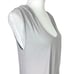 Frank & Eileen Tee Lab Gray Scoop Neck Raw Hem Cotton Mini Sleeveless Tank Dress