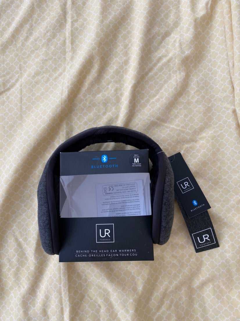 Mens Blutooth Behind the Head Ear Warmer