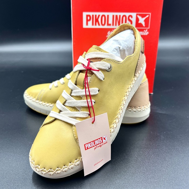 Pikolinos Mesina Sol Leather Low Top Sneakers Lace Up Shoes W6B-683 SOLD OUT