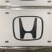 Honda white Brand New Front Vanity Metal Plate Frame Holder (2 Pack)