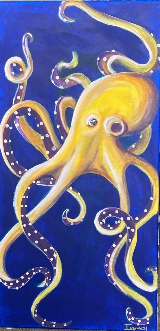 Octopus painting