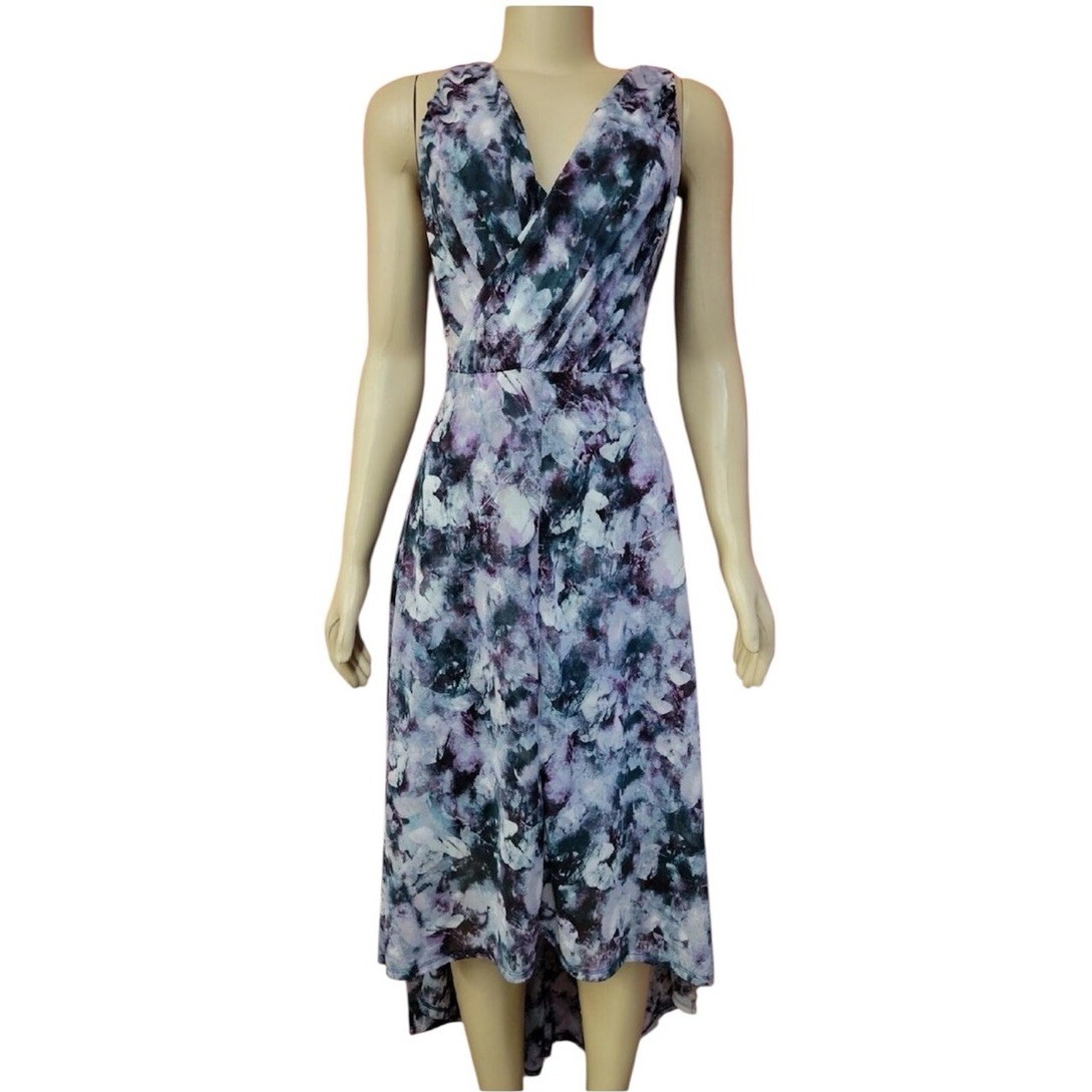 Simply Vera Wang Dress Womens S Blue Purple Feminine Cottagecore Coquette