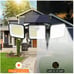 NEXPURE Solar Lights Outdoor, 180 LED Solar Motion Sensor Security Lights,