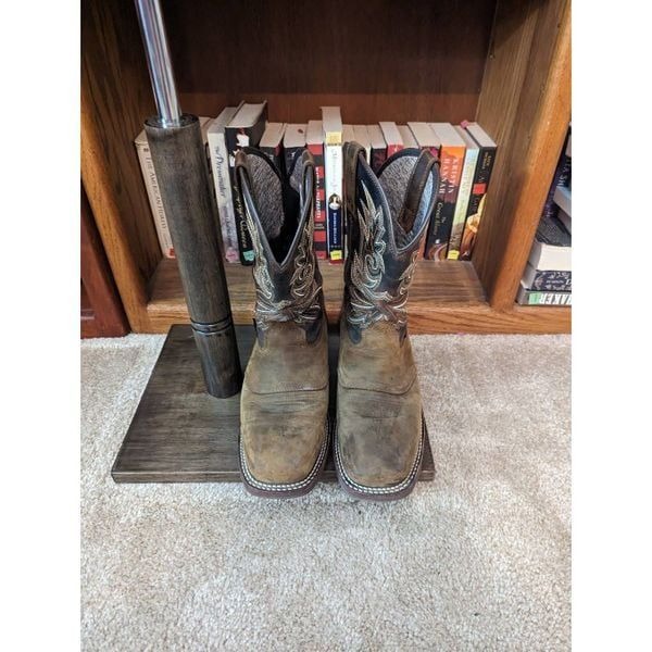 Georgia boot men's sz 10w easy on short shaft cowboy boots euc