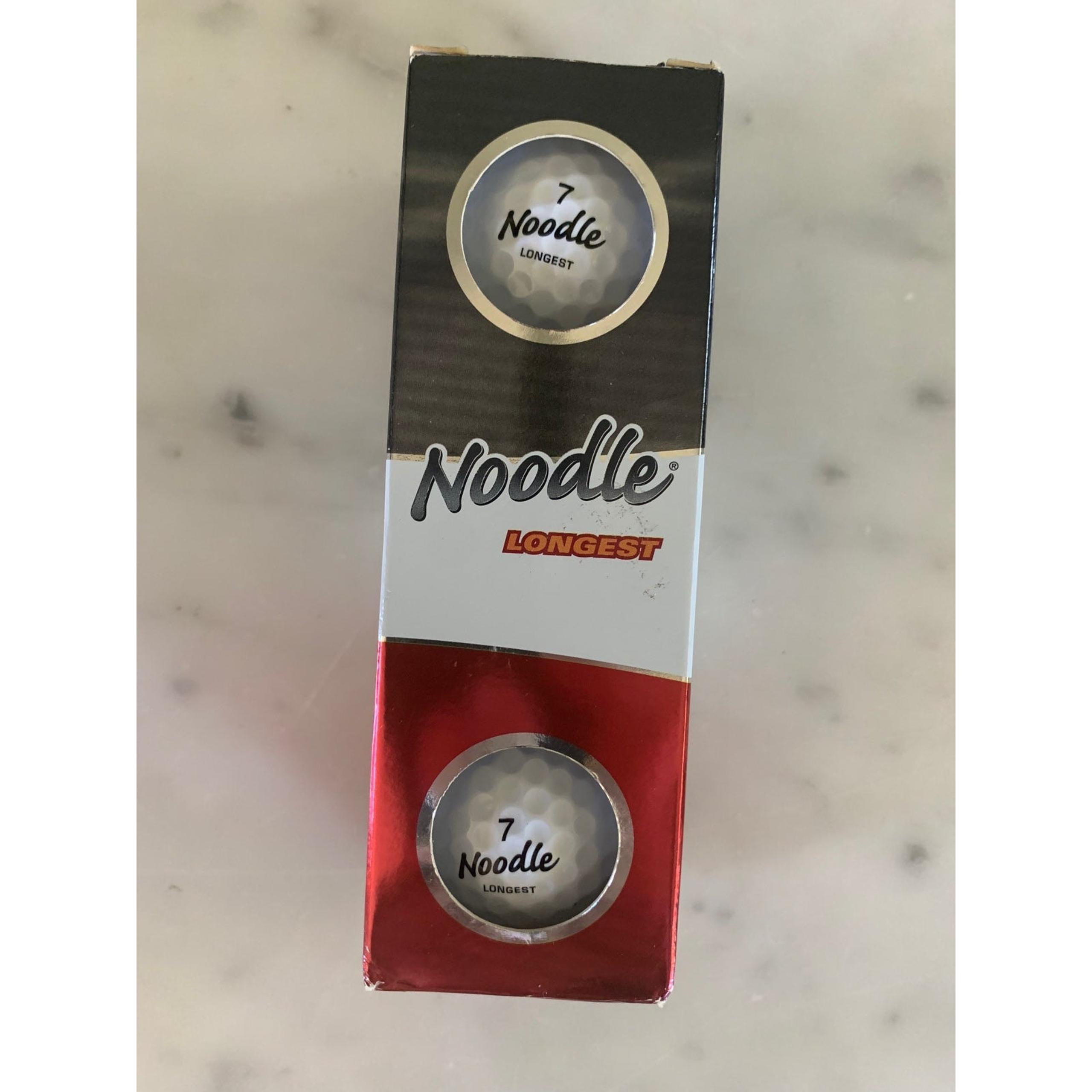NIB Noddle Longest 3-Pack Golf Balls
