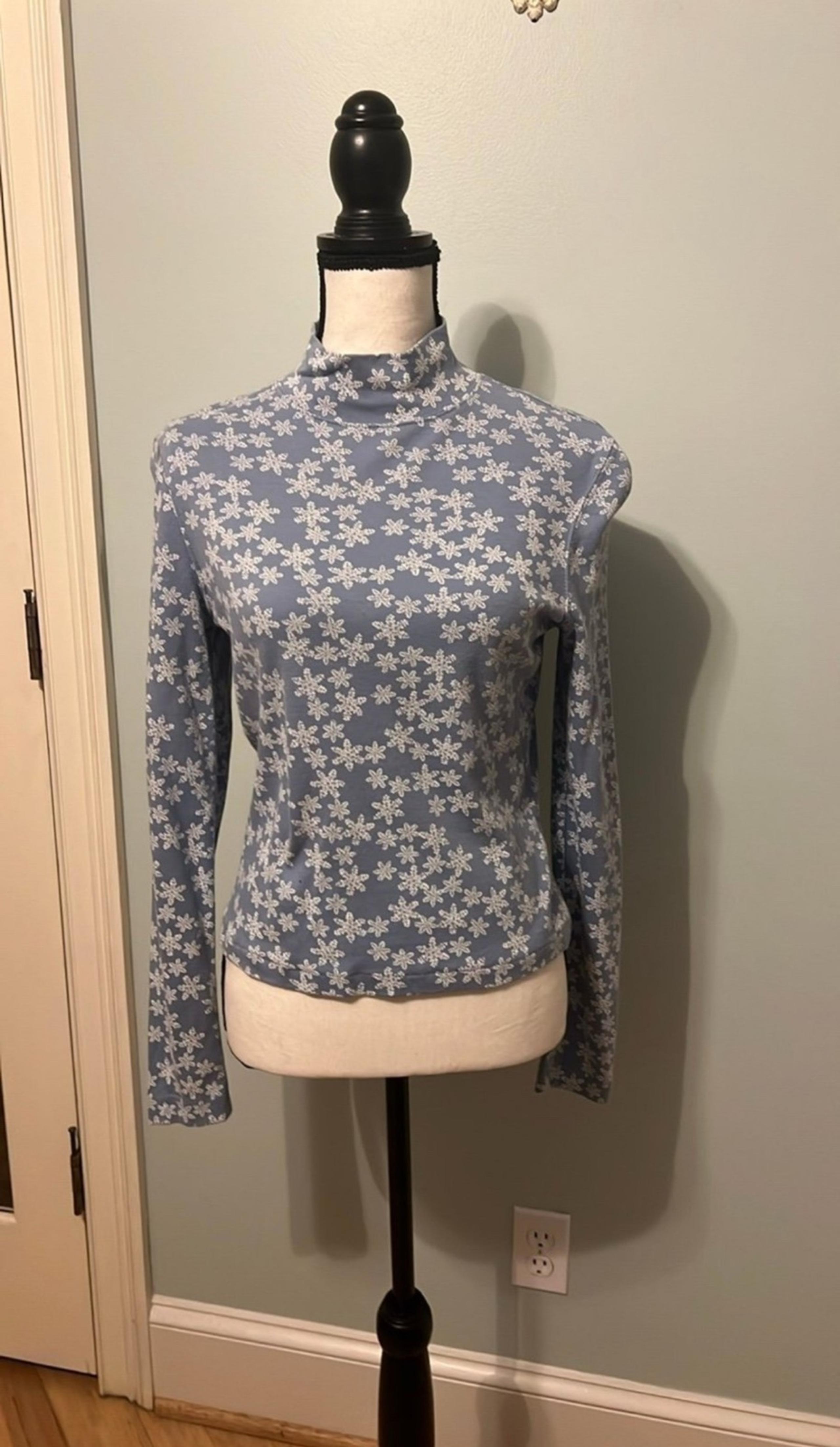 Croft & Barrow Holiday Turtleneck Blouse