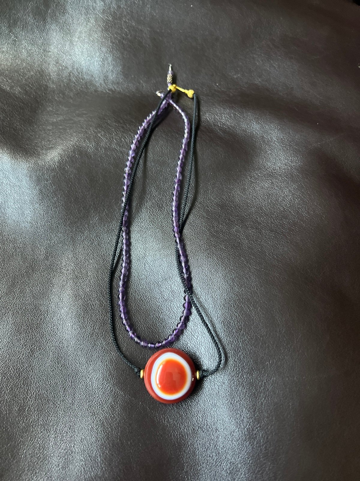 Necklace Dzi eye