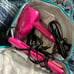 Chi Barbie travel dryer and iron with case