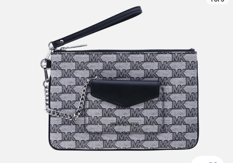 MICHAEL KORS JET SET LG 2 IN 1 CARD CASE WRISTLET