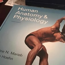 Human anatomy and physiology text book.