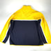 TOMMY HILFIGER Sweatshirt Size XL Yellow Blue Spell Out Sleeve 1/4 Zip Logo