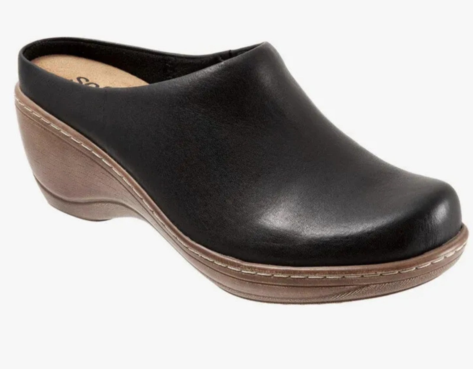 SoftWalk Women's Clogs - 10 M - Black - New In Box Size 10 M