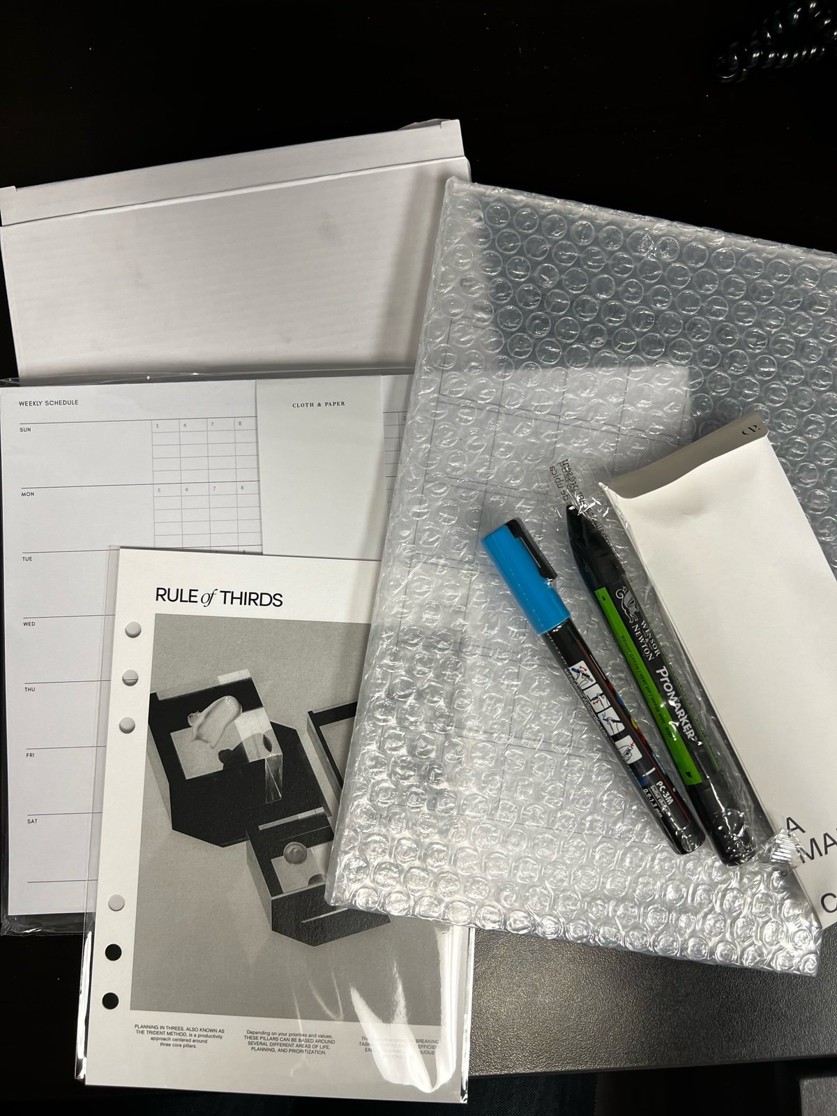 Cloth and Paper April Sub Box (Partial)